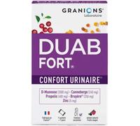 GRANIONS Duab Fort Confort Urinaire - Canneberge, Propolis, Bruyère, D‑Mannose - 7 sachets