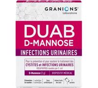 Parapharmacie en ligne > Compléments alimentaires > Compléments alimentaires pour le système urinaire Duab d'Mannose Infections Urinaires x 7