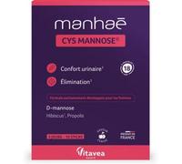 Vitavea Complément alimentaire Manhae Cys Mannose D-mannose Hibiscus 10 sticks (5 jours)