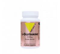 Parapharmacie en ligne > Compléments alimentaires > Compléments alimentaires pour les cheveux, la peau et les ongles VIT'ALL+ L-Glutamine 500 mg x 60