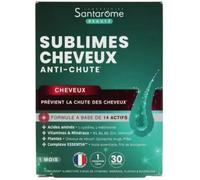 Parapharmacie en ligne > Compléments alimentaires > Compléments alimentaires pour les cheveux, la peau et les ongles Santarome Sublimes Cheveux Anti-Chute Comprimés x 30