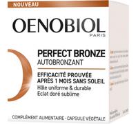 OENOBIOL PERFECT BRONZE Autobronzant - Efficace Dès Le 1Er Mois Sans Soleil Concentration De 5 Pigments 100% D'Origine Végétale Complément Alimentaire 30 Capsules Programme 1 Capsule(S) pc(s)
