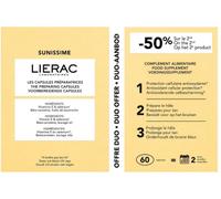 Parapharmacie en ligne > Compléments alimentaires > Compléments alimentaires pour les cheveux, la peau et les ongles Lierac Sunissime Les Capsules Préparatrices x 60