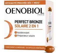 Oenobiol Solaire Perfect Bronze 2 En1 Autobronzant Et Préparateur Solaire 30 capsules