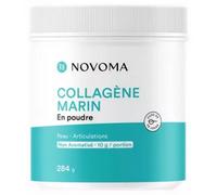 Novoma Collagène marin poudre Type 1 et 3 Peau et articulations Naticol Vitamine C 284 g