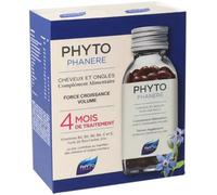 Parapharmacie en ligne > Compléments alimentaires > Compléments alimentaires pour les cheveux, la peau et les ongles Phyto Phytophanère Complément Alimentaire Anti-Chute Capsules 2 x 120