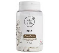 Belle & Bio – Complément alimentaire Zinc – Beauté peau & cheveux – 120 gélules