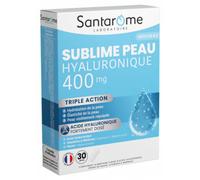 Parapharmacie en ligne > Compléments alimentaires > Compléments alimentaires pour les cheveux, la peau et les ongles Santarome Sublime Peau Hyaluronique 400 mg Gélules x 30