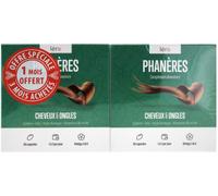 Parapharmacie en ligne > Compléments alimentaires > Compléments alimentaires pour les cheveux, la peau et les ongles Léro Phanères Cheveux et Ongles x 90 + 30 Capsules Offertes - Cheveux, peau, ongles