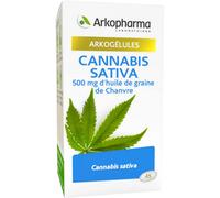 Parapharmacie en ligne > Compléments alimentaires > Compléments Alimentaires Sommeil et Stress Arkogélules Cannabis Sativa x 45 - Sommeil - Stress - Pharmacie en ligne LaSante.net