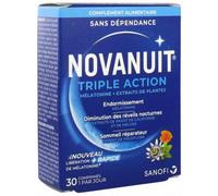 Novanuit Triple Action 30 Comprimés