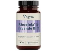 Parapharmacie en ligne > Compléments alimentaires > Compléments Alimentaires Sommeil et Stress Vitavea Les Essentiels Bio Rhodiola & Lavande Gélules x 30 - Sommeil - Stress - Pharmacie en ligne LaSant