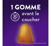 Parapharmacie en ligne > Compléments alimentaires > Compléments Alimentaires Sommeil et Stress ZzzQuil Sommeil Mangue Banane Gommes - Sommeil - Stress - Pharmacie en ligne LaSante.netx 30