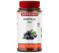 Superdiet Gélules Myrtille Bio – Vision – Phytothérapie – 90 gélules