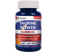 Forté Pharma – Complément alimentaire Taurine Power – Booster d'énergie, Caféine – 60 gommes