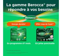 Berocca Énergie – Complément alimentaire Vitamine B et C, Magnésium & Zinc – 30 comprimés pelliculés