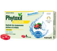 Phytoxil Pastilles Gorges irritées - Arôme Fruits rouges - Dispositif médical - Hydrate les muqueuses sèches et irritées et favorise leur régénération - Format 16 pastilles - A partir de 6 ans