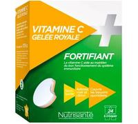Nutrisanté Complément alimentaire Vitamine C + Gelée royale Fortifiant 24 comprimés