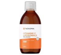 NOVOMA Vitamine C liposomale 1000mg, Dosage Puissant & Haute Absorption, Cure de 2 mois, 100% Quali®-C, Système Immunitaire & Fatigue, Bouchon Doseur Inclus, Bouteille 300 ml