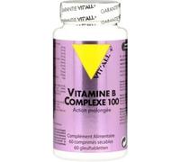 Parapharmacie en ligne > Compléments alimentaires > Compléments Alimentaires Vitalité et Défenses immunitaires VIT'ALL+ Vitamine B Complexe 100 x 60 - Vitalité - Défenses immunitaires - Pharmacie en l