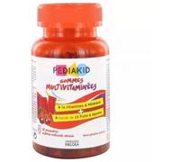 Parapharmacie en ligne > Compléments alimentaires > Compléments Alimentaires Vitalité et Défenses immunitaires Pediakid Gommes Multivitaminées Cerise x 60 - Vitalité - Défenses immunitaires - Pharmaci
