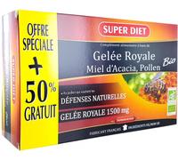 Parapharmacie en ligne > Compléments alimentaires > Compléments Alimentaires Vitalité et Défenses immunitaires Super Diet Gelée Royale Miel d'Acacia x 20 + 10 Offertes - Vitalité - Défenses immunitair