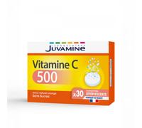 Juvamine Vitamine C 500 Orange Sans Sucres Effervescents 30 comprimés