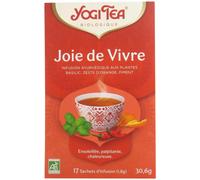 Parapharmacie en ligne > Compléments alimentaires > Compléments Alimentaires Vitalité et Défenses immunitaires Yogi Tea Joie de Vivre Infusions x 17 - Vitalité - Défenses immunitaires - Pharmacie en l