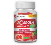 Forté Pharma Acérola Gummies Vitamine C 60 Gommes Energie Coup de fatigue