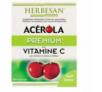 HERBESAN Complément alimentaire Acérola Premium Vitamine C 500 - 30 comprimés à croquer