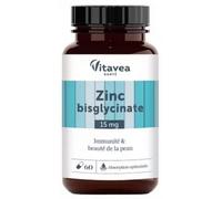 Parapharmacie en ligne > Compléments alimentaires > Compléments Alimentaires Vitalité et Défenses immunitaires Vitavea Zinc Bisglycinate Immunité & Beauté de la Peau Gélules x 60