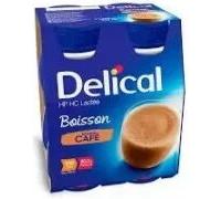 Parapharmacie en ligne > Compléments alimentaires Delical Boisson HP/HC Lactée Saveur Café 4 x 200 ml