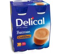 Parapharmacie en ligne > Compléments alimentaires Delical Boisson HP/HC Lactée Saveur Caramel 4 x 200 ml