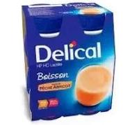 Parapharmacie en ligne > Compléments alimentaires Delical Boisson HP/HC Lactée Saveur Pêche Abricot 4 x 200 ml
