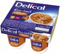 Parapharmacie en ligne > Compléments alimentaires Delical Riz au Lait HP HC Saveur Caramel Pointe de Sel 4 x 200 g