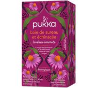 Pukka Infusion Baie de Sureau et Échinacée Bio - 20 sachets