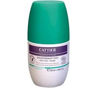 Cattier Déodorant Roll-on 24H Bio Aloe Vera et Sauge 50 ml