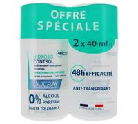 Parapharmacie en ligne > Hygiène & Premiers soins > Déodorants Ducray Hidrosis Control Deo Anti-Transpirant 2 x 40 ml