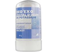 Parapharmacie en ligne > Hygiène & Premiers soins > Déodorants Exopharm Deo'Exo Cristal d'Alun de Potassium Pocket 60 g - Déodorants - Pharmacie en ligne LaSante.net