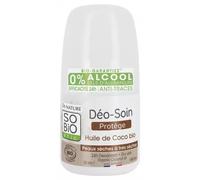 Parapharmacie en ligne > Hygiène & Premiers soins > Déodorants Léa Nature SO BIO étic Déo-Soin 24h Huile de Coco Roll'On Bio 50 ml