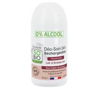 Parapharmacie en ligne > Hygiène & Premiers soins > Déodorants Léa Nature SO BIO étic Déo-Soin 24h Lait d'Ânesse Roll'On Bio 50 ml