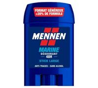 Mennen - Marine Deodorant Homme 24h Stick Large Sans Alcool Anti Traces 60 Ml