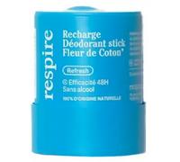 Respire Recharge Déodorant Stick Fleur De Coton 50g