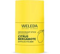 WELEDA - Déodorant Stick Rechargeable Citrus Bergamote 50g - Formule 100% d'origine naturelle et sans alcool - Efficacité prouvée 24H