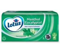 Parapharmacie en ligne > Hygiène & Premiers soins Lotus Menthol Eucalyptol Boite de Mouchoirs x 72