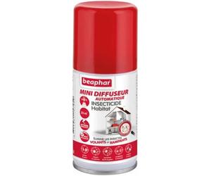 Parapharmacie en ligne > Hygiène & Premiers soins > Produits anti-insectes Beaphar Mini Diffuseur Automatique Insecticide Habitat Spray 75 ml