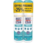 Parapharmacie en ligne > Hygiène & Premiers soins > Produits Anti-Insectes Insect Ecran Famille Spray 100 ml x 2 - Anti-insectes - Pharmacie en ligne LaSante.net