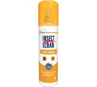 INSECT ECRAN Spray répulsif anti-tiques Efficacité 7h Enfants et Adultes 100 ml