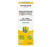 Parapharmacie en ligne > Hygiène & Premiers soins > Produits anti-insectes Phyto-Actif Moustique Control Gel Crème Apaisant Piqûres Bio 40 ml