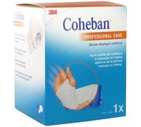 3M Bande cohésive Coheban 3 m x 7,5 cm Blanc